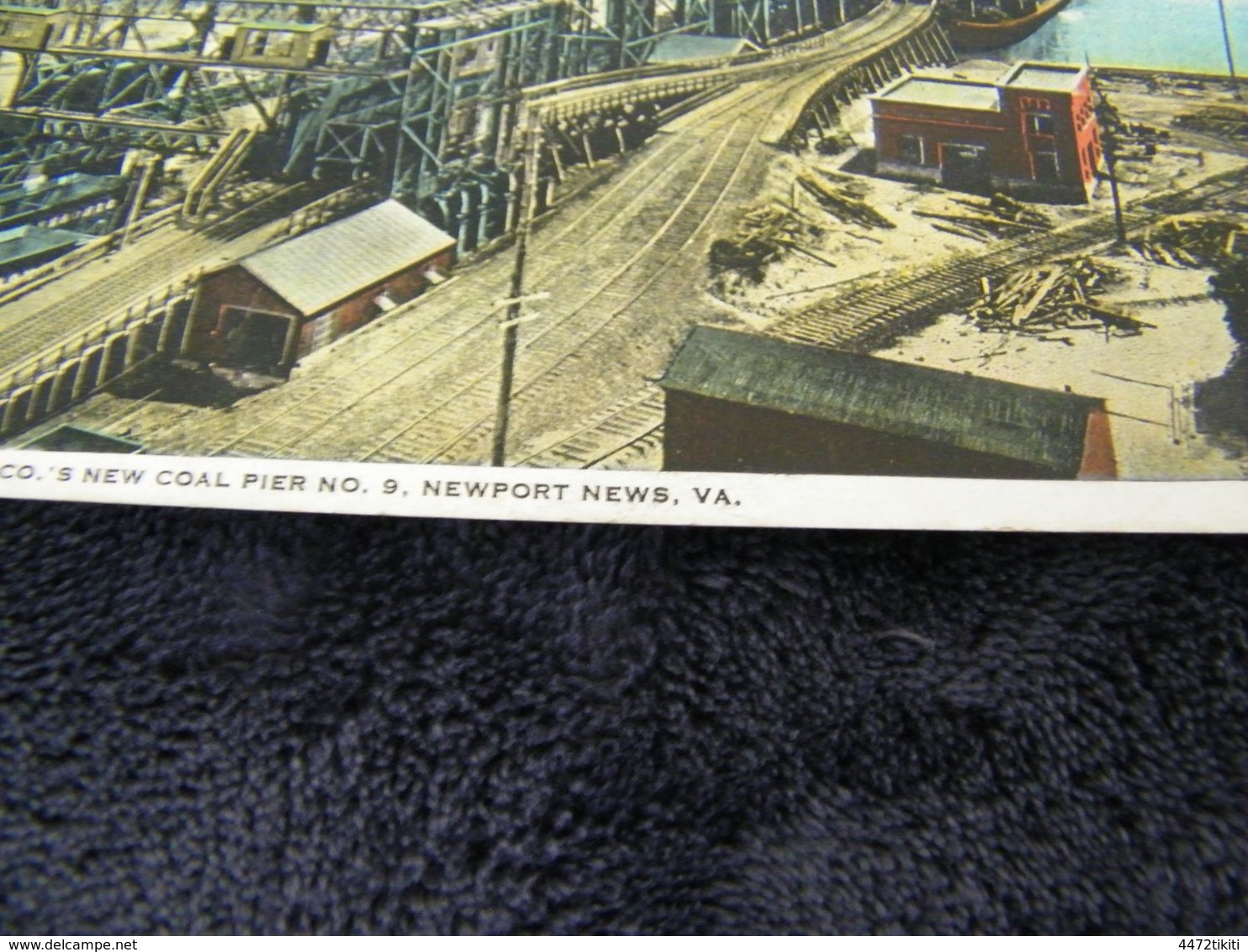 C.P.A.- Amérique - Etats Unis - Newport News - The C.& O Ry - Co's New Coal Pier N° 9 - 1923 - SUP - (DI 59) - Newport News