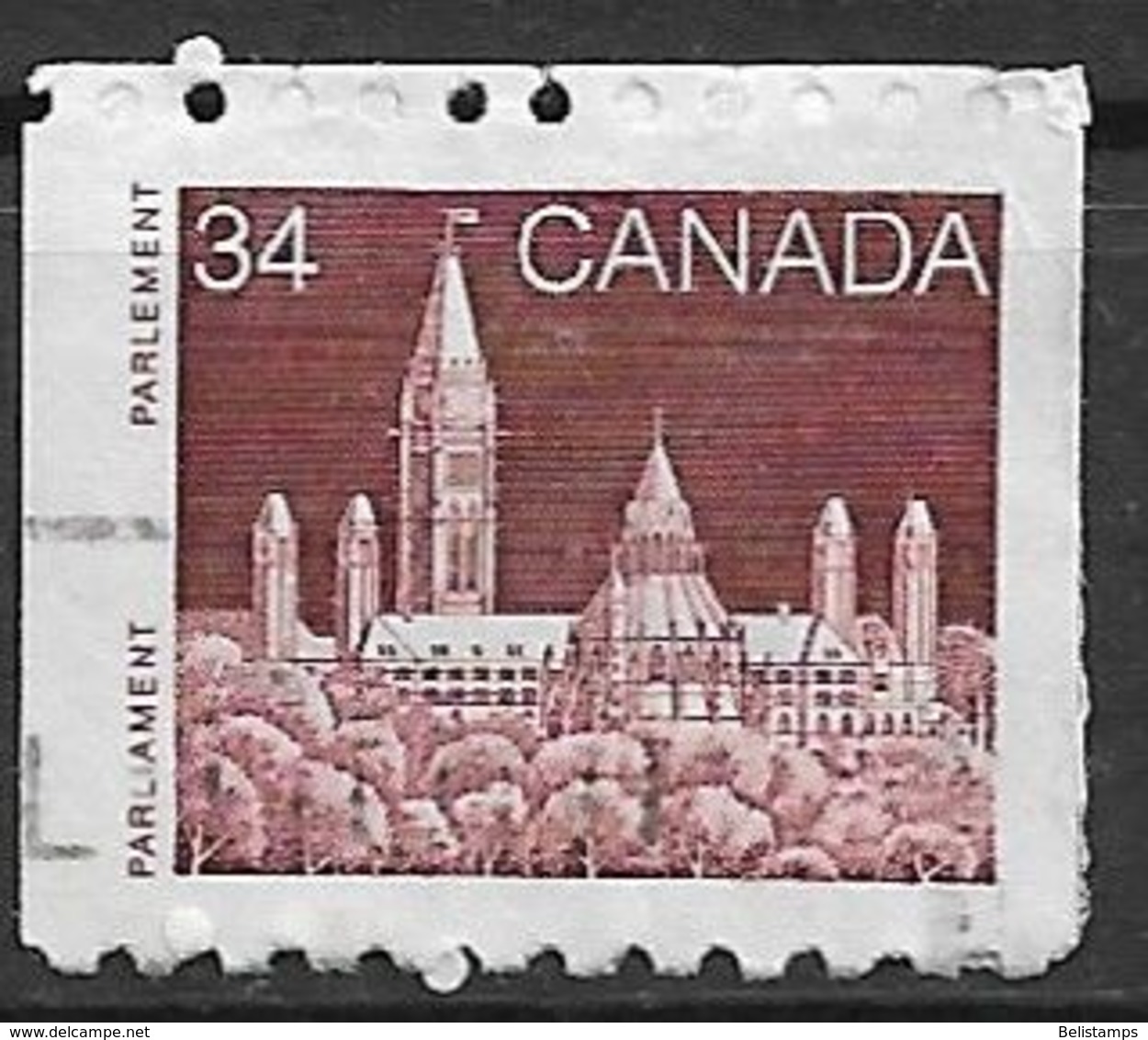 Canada 1985. Scott #952 (U) Parliament (Library)  *Complete Issue* - Rollen