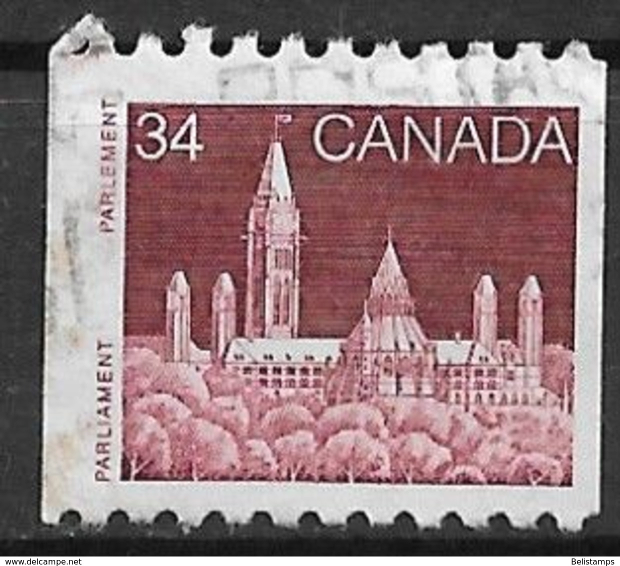 Canada 1985. Scott #952 (U) Parliament (Library)  *Complete Issue* - Markenrollen