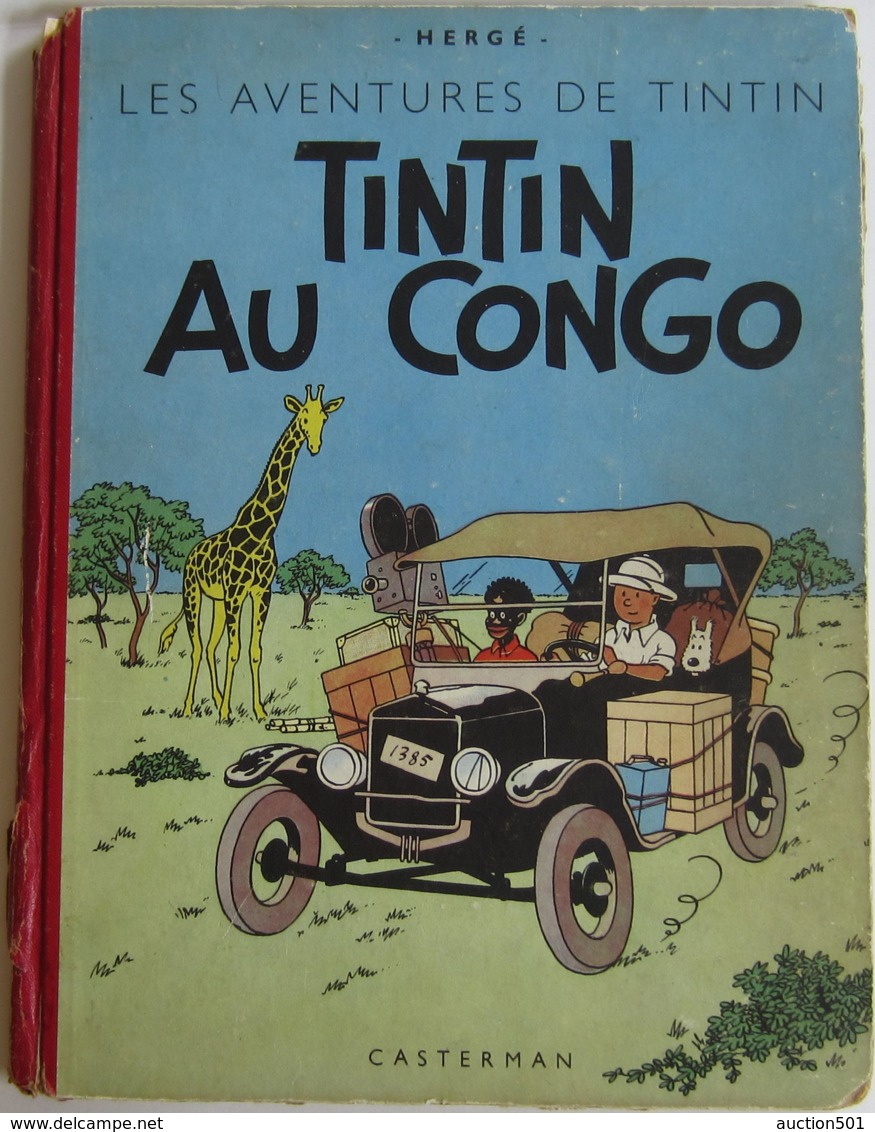 29563g TX -  HERGE - TINTIN AU CONGO - 1951 - Hergé