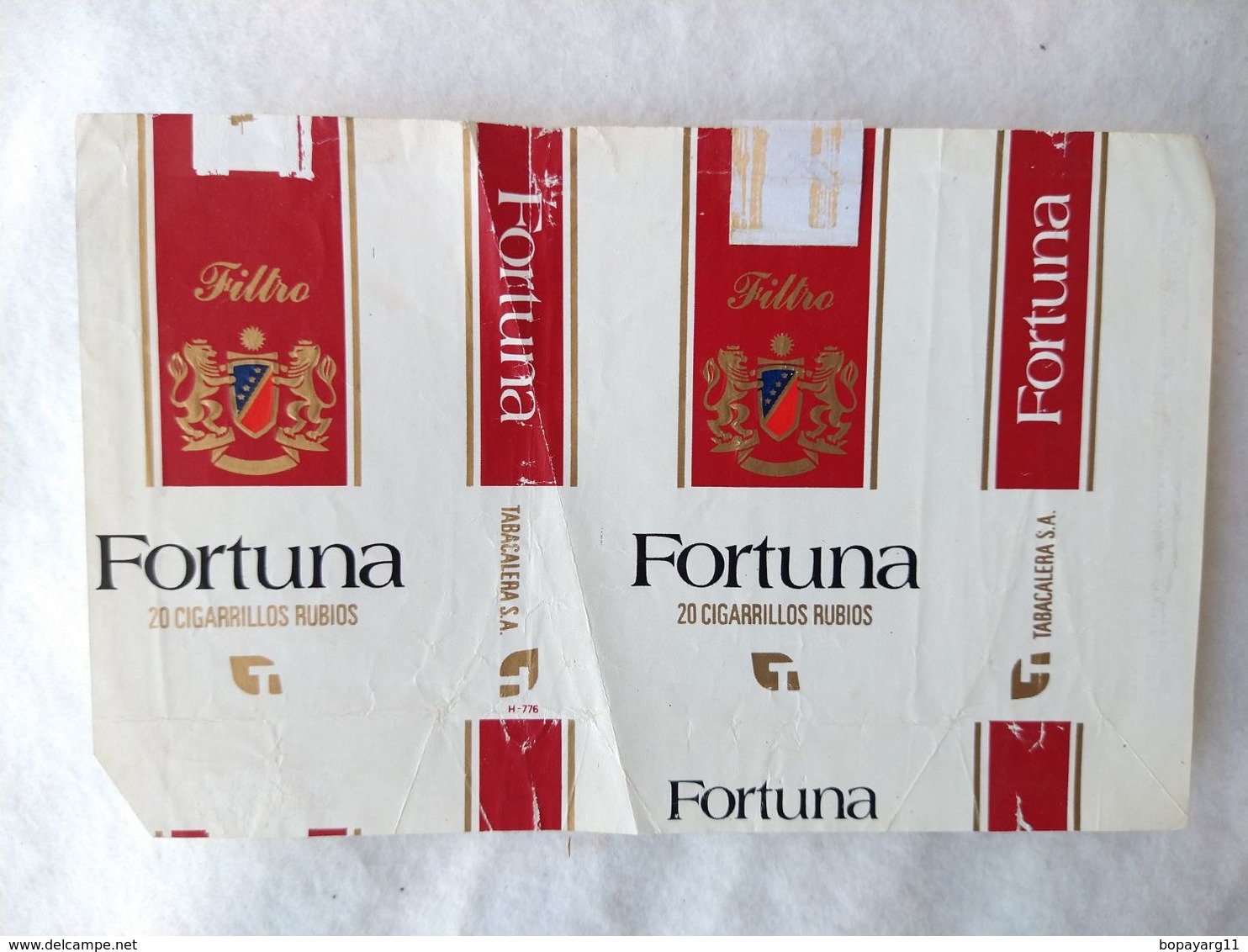 Paquet De Cigarettes Vide Cigarrettes Package Fortuna  #14 - Etuis à Cigarettes Vides