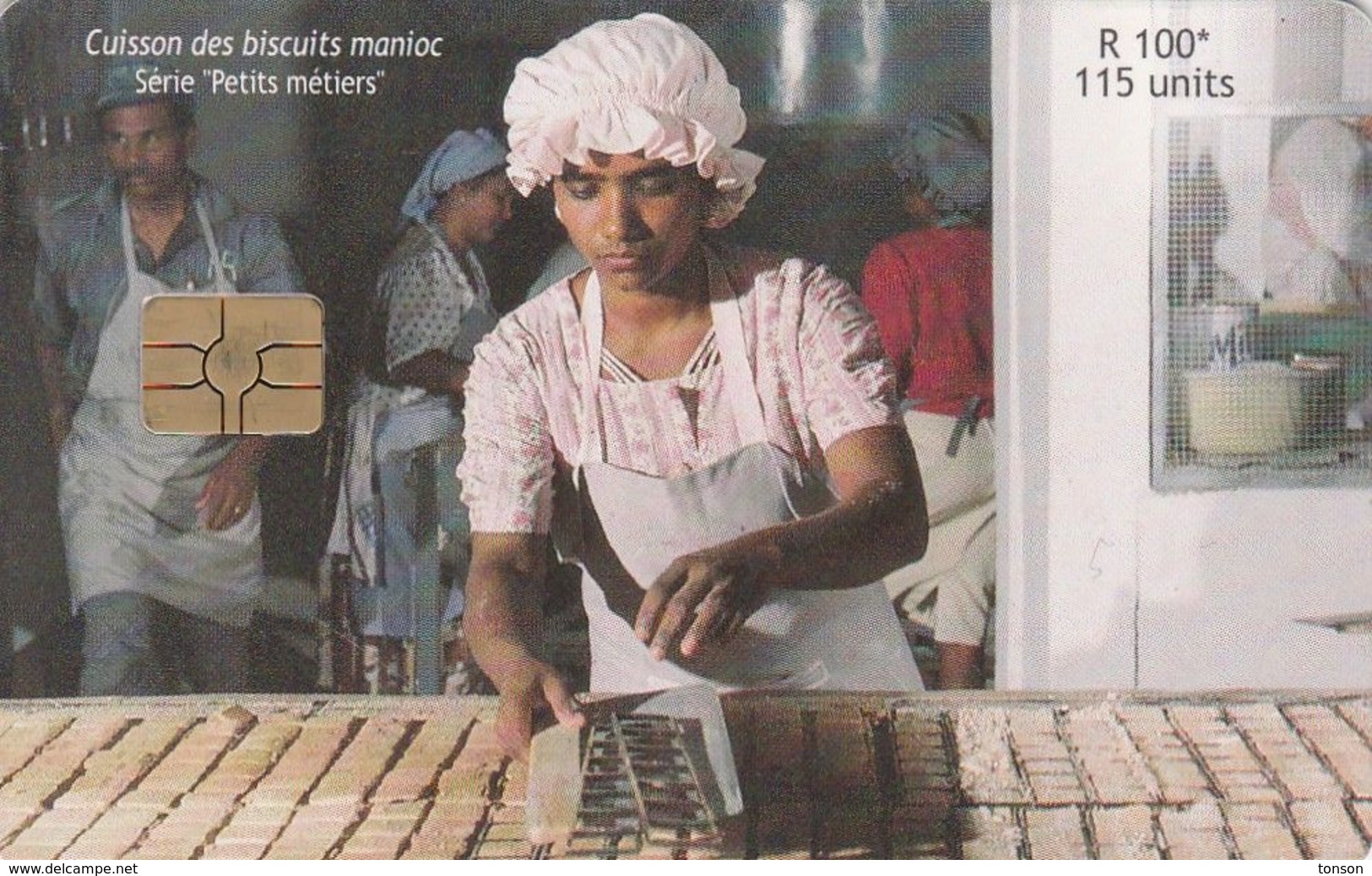 Mauritius, MU-MAU-0084, Tapioca Biscuits, 2 Scans. - Mauritius