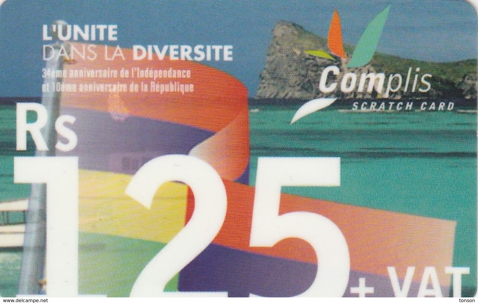 Mauritius, MU-EMT-REF-0002, L'unite Dans La Diversite, 2 Scans. - Mauritius