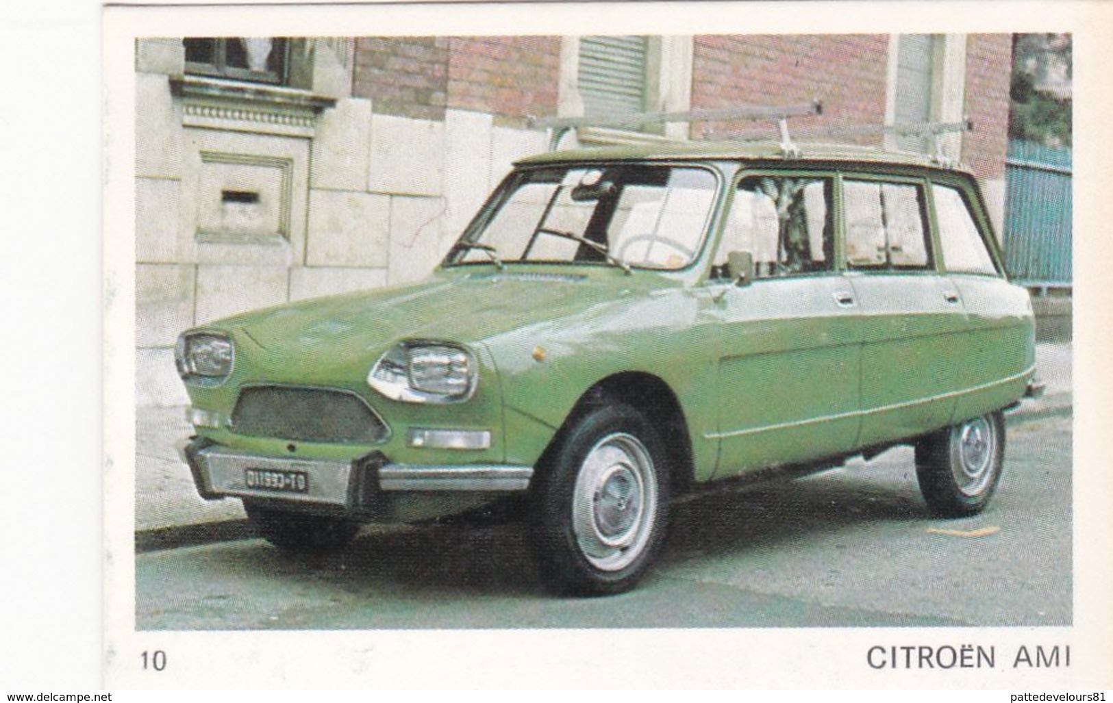 Image Style Chromo Voiture Des Années 60 / 70 / 80 / CITROËN AMI 8 - Autres & Non Classés