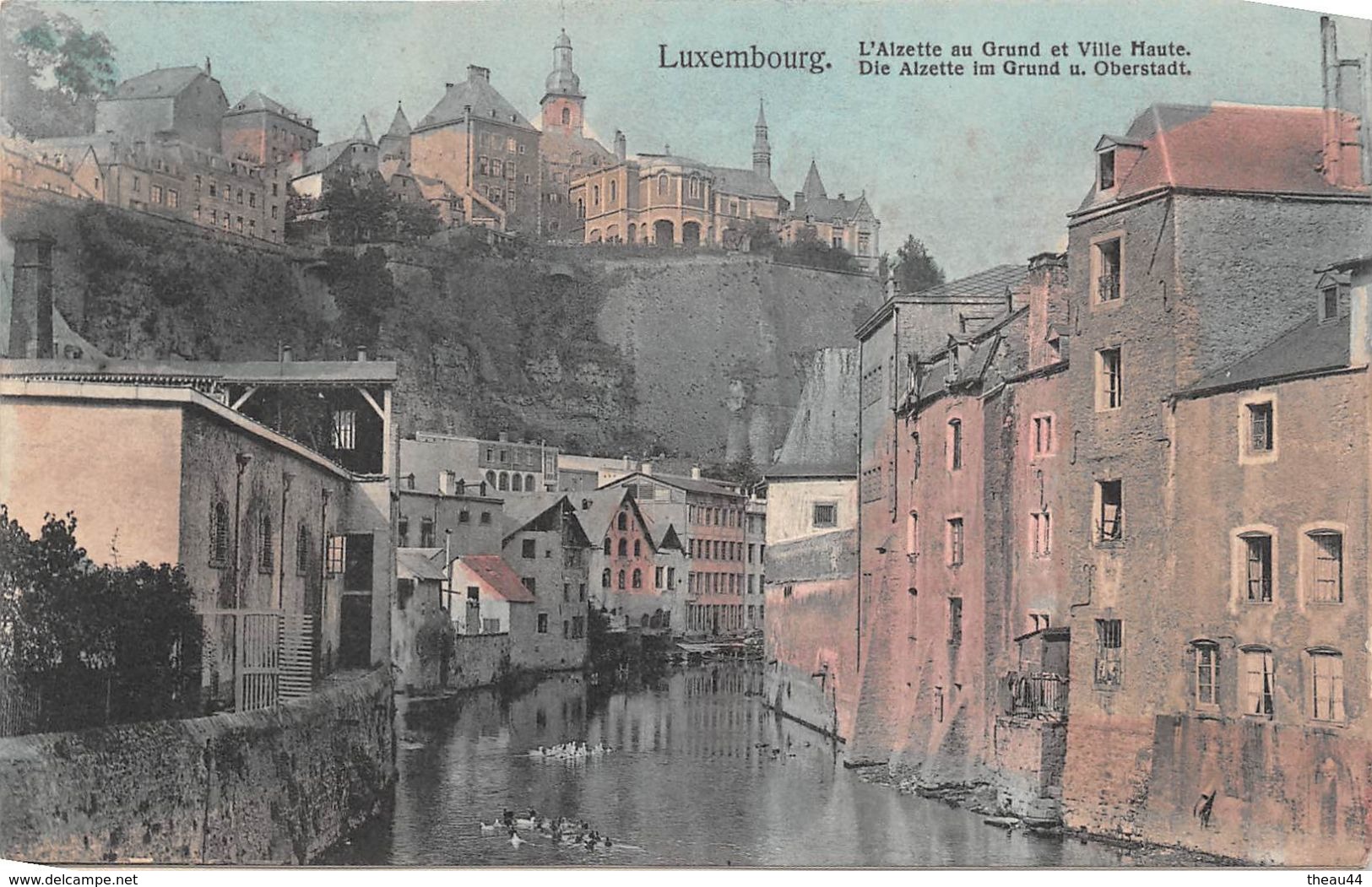 ¤¤   -   LUXEMBOURG   -   L'Alzette Au Grund Et Ville Haute         -  ¤¤ - Luxemburg - Town