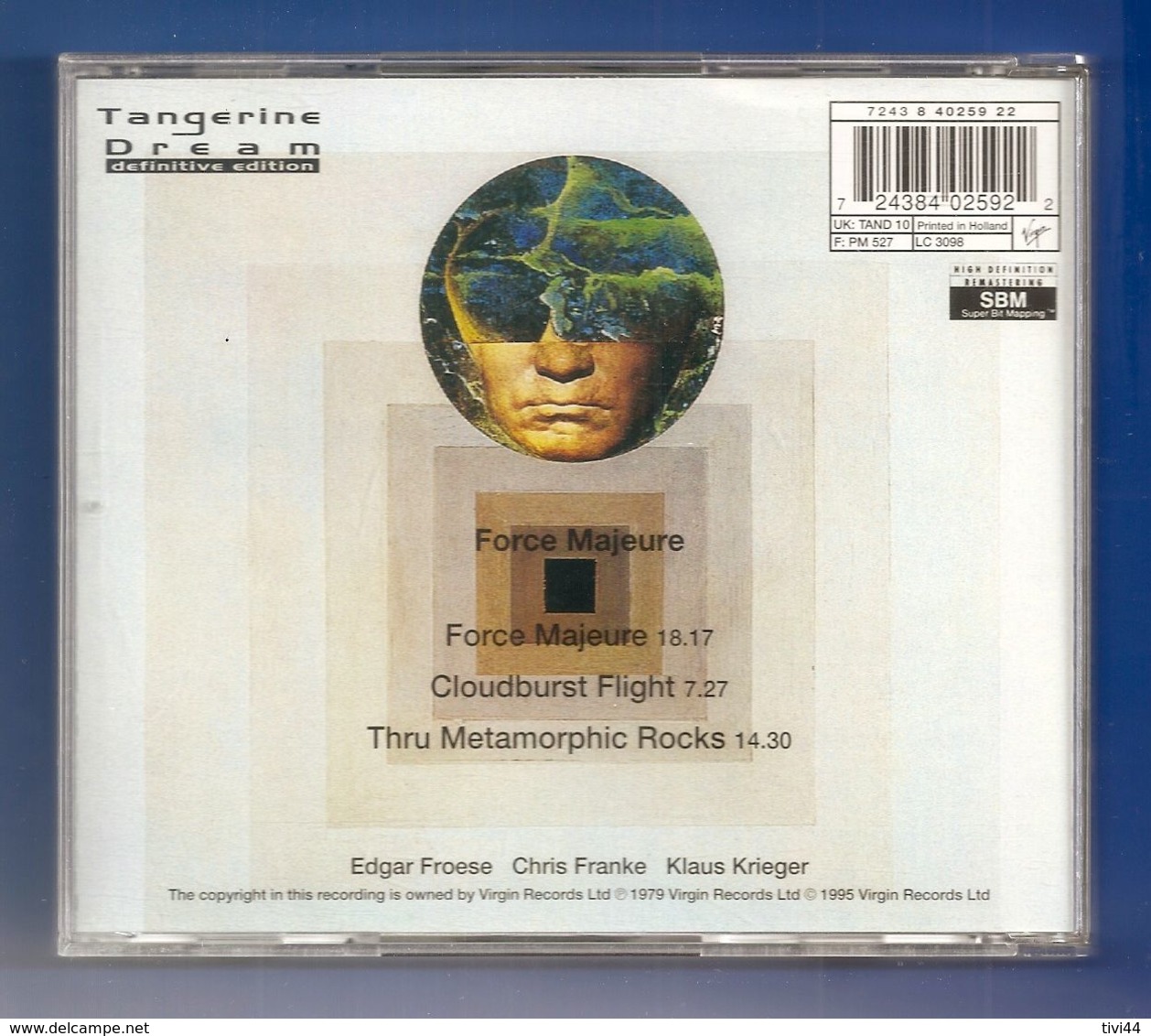 CD TANGERINE DREAM - FORCE MAJEURE - Instrumentaal