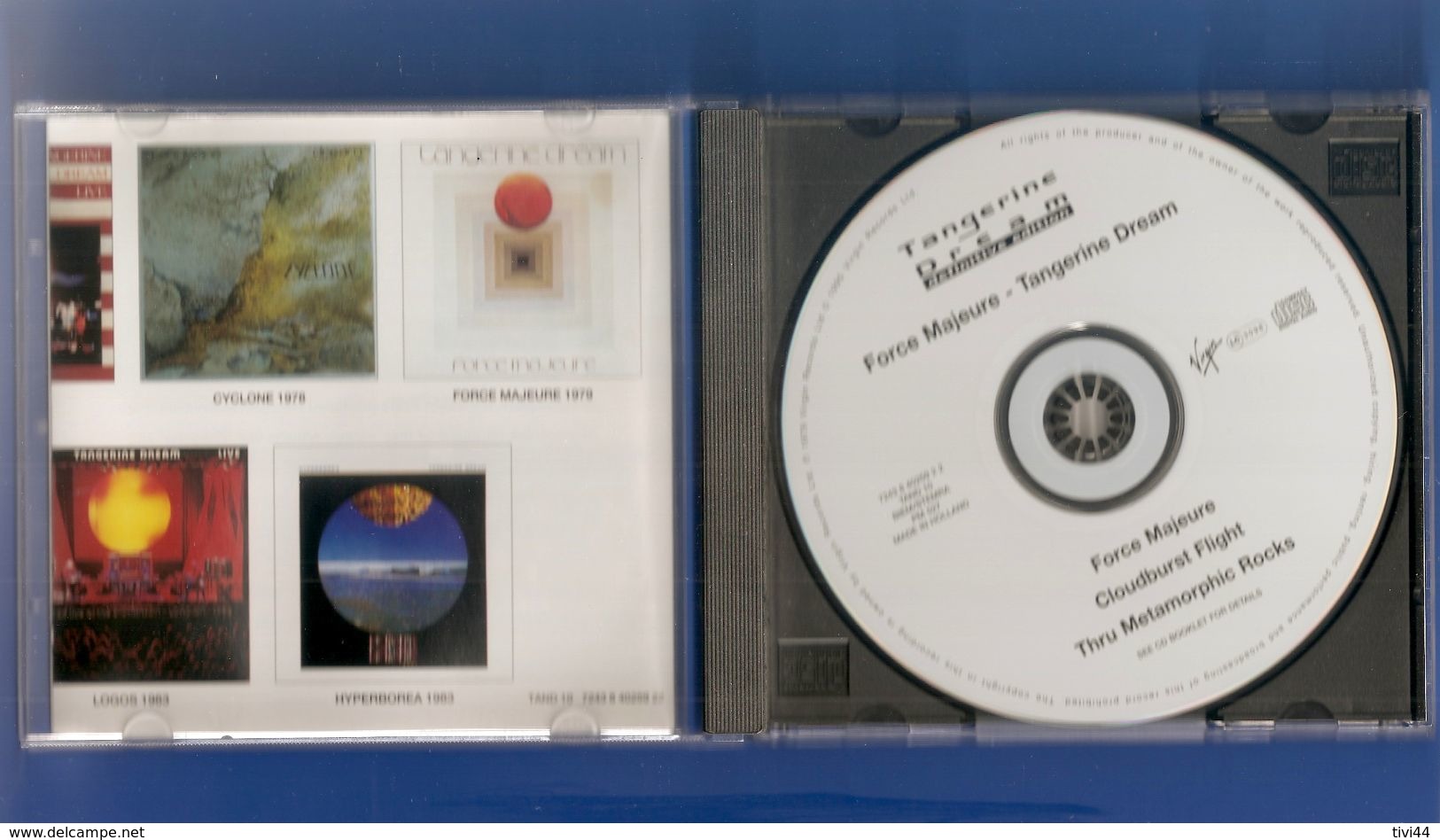 CD TANGERINE DREAM - FORCE MAJEURE - Instrumentaal