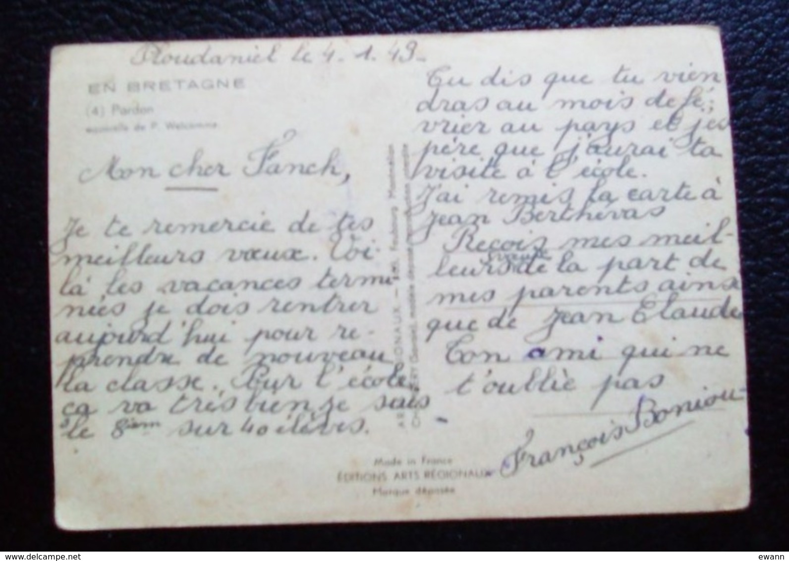 Carte Postale Ancienne - En Bretagne - Pardon - Aquarelle De P.Welcomme - Welcome P.