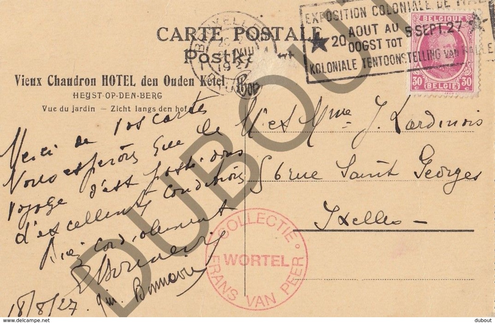 Postkaart - Carte Postale - Heist Op Den Berg - Vieux Chaudron Hotel Den Ouden Ketel   (B539) - Heist-op-den-Berg