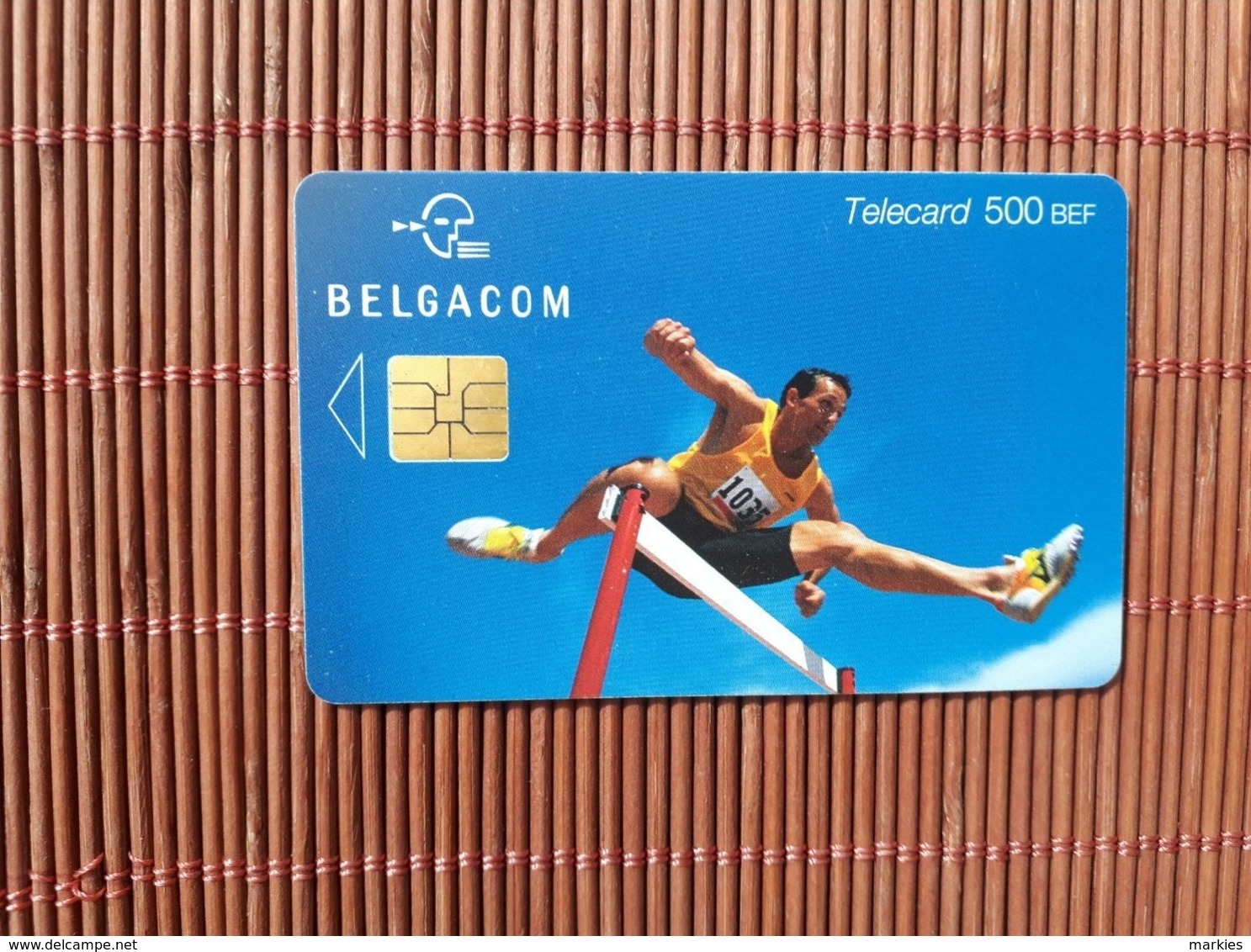 Phonecard Sport Belgium 500 BEF NH 30.06.2003 Low Issue Used  Rare - With Chip