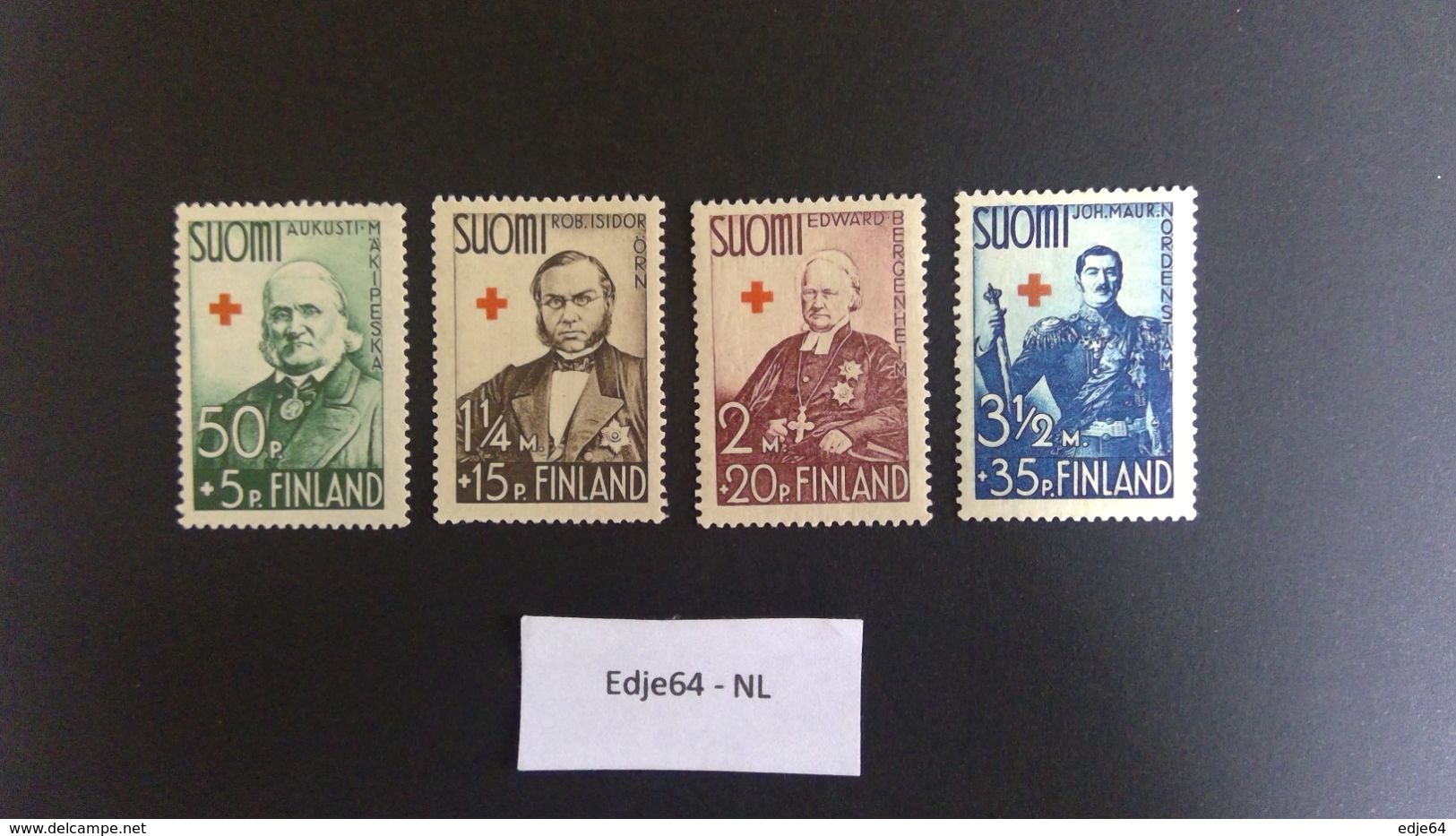 1938 Finland Rode Kruis - Unused Stamps