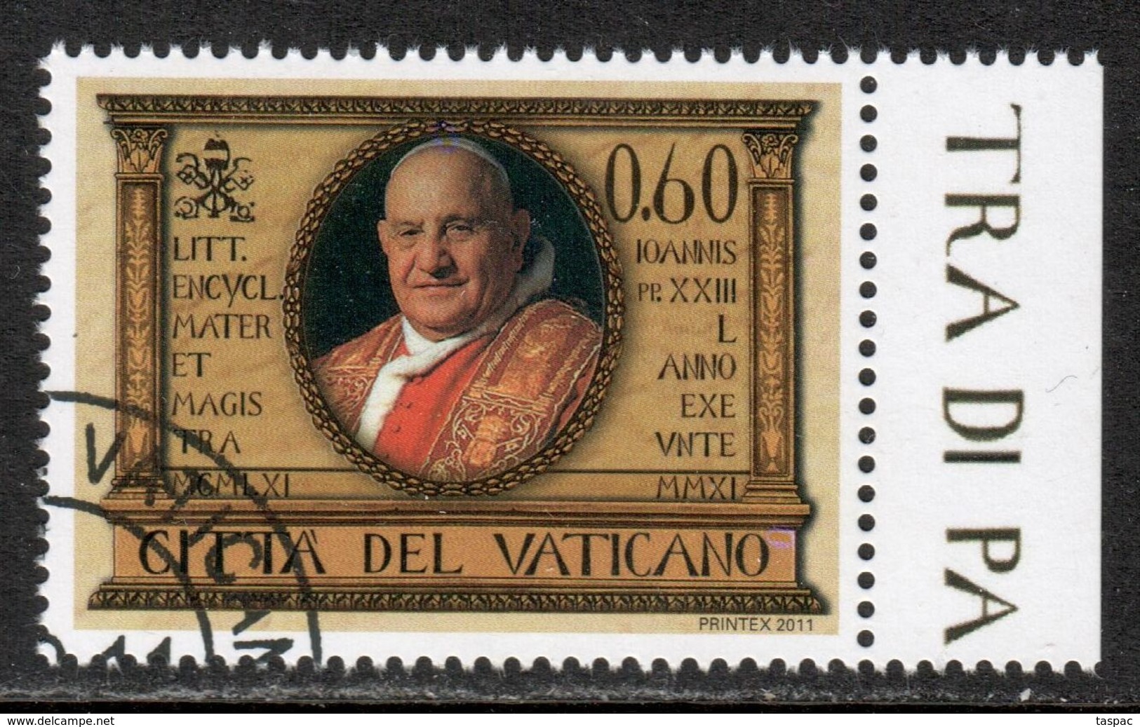 Vatican 2011 Mi# 1719 Used - Pope Johannes XXIII - Oblitérés