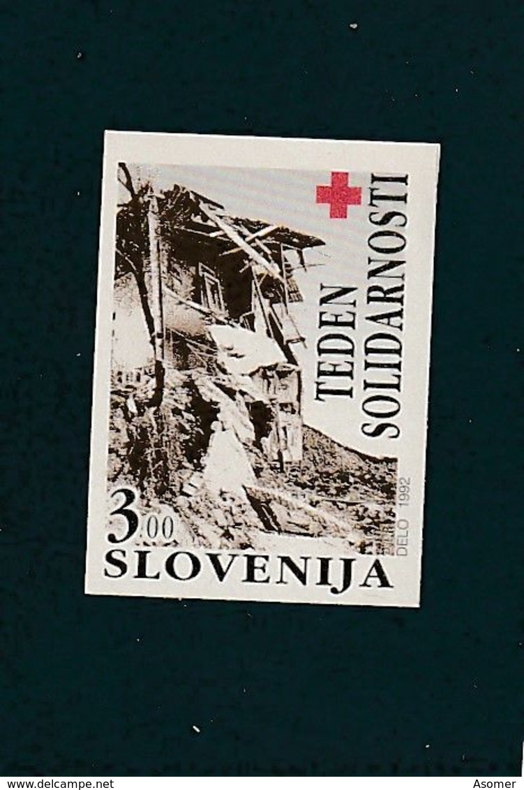 Slovenia Red Cross Earthquake 1992 IMPERF  MNH ** - Slovénie