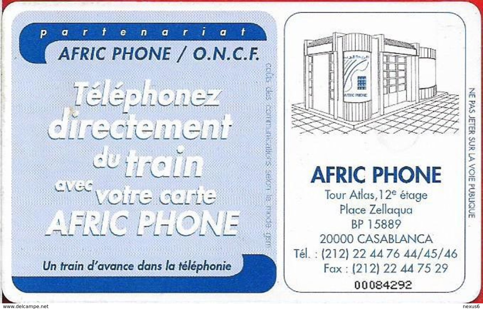 Morocco - Afric Phone - Babies And Earth, Gem5 Red, 20Units, Used - Marruecos