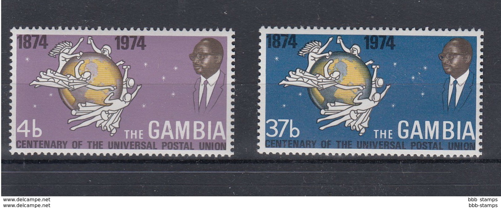 Gambia Michel Cat.No.  Mnh/** 295/296 UPU - Gambie (1965-...)