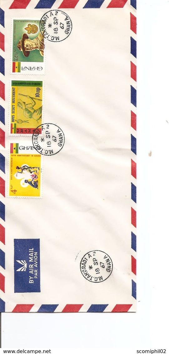 Ghana - Scoutisme ( Enveloppe Premier Jour  De 1967 à Voir) - Ghana (1957-...)