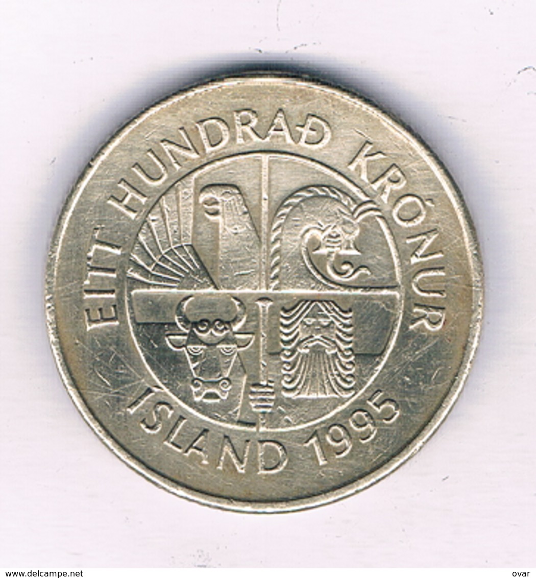 100 KRUNOR 1995 IJSLAND /5511/ - Islandia