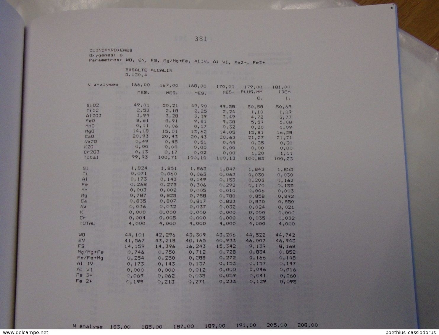 GEOCHIMIE PETROLOGIE DES ROCHES VOLCANIQUES FORAGES EAIO MURUROA POLYNESIE FRANCAISE 1992 CAROFF / MARQUISES TUAMOTU... - Outre-Mer