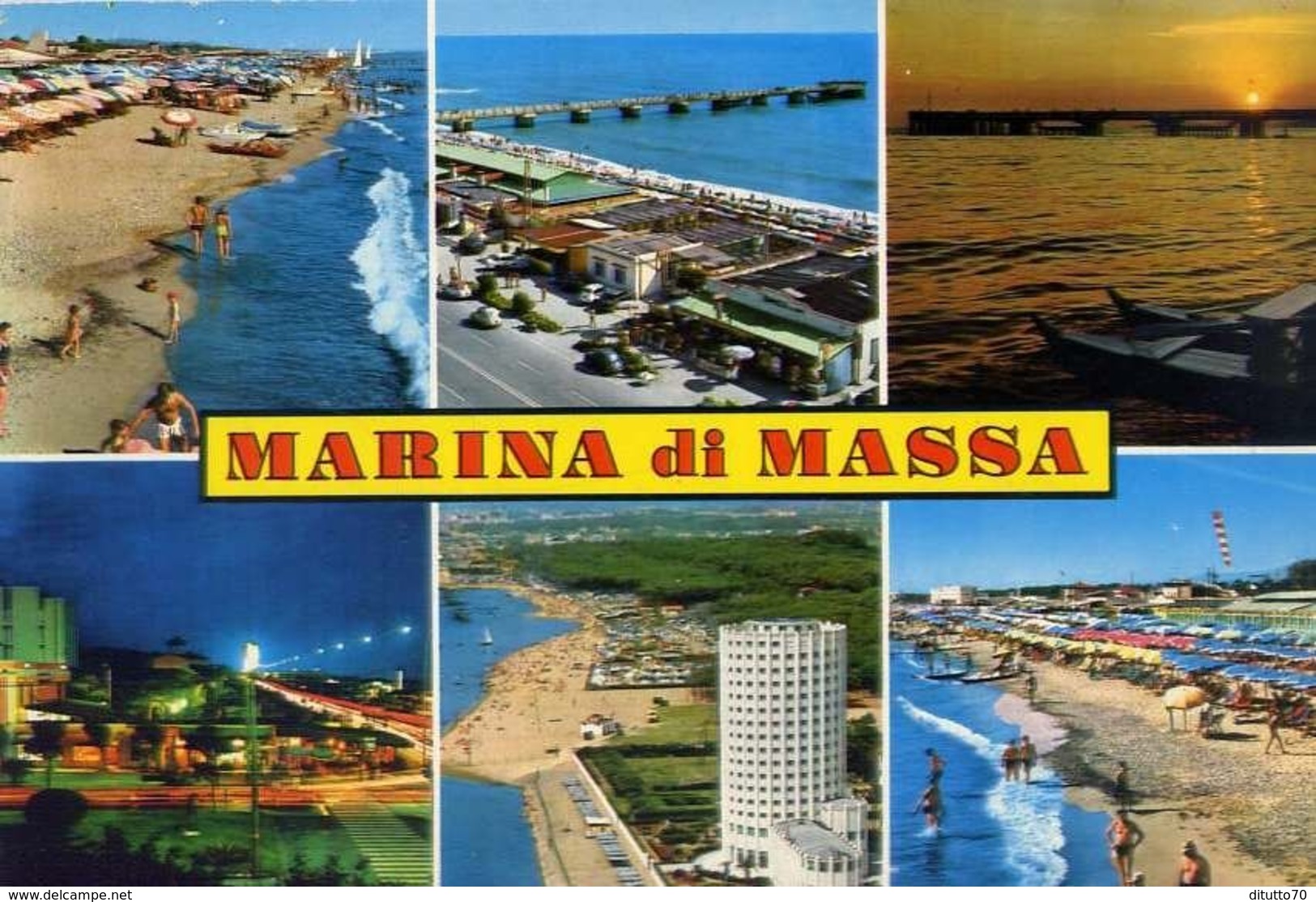 Marina Di Massa - Formato Grande Viaggiata – E 16 - Massa