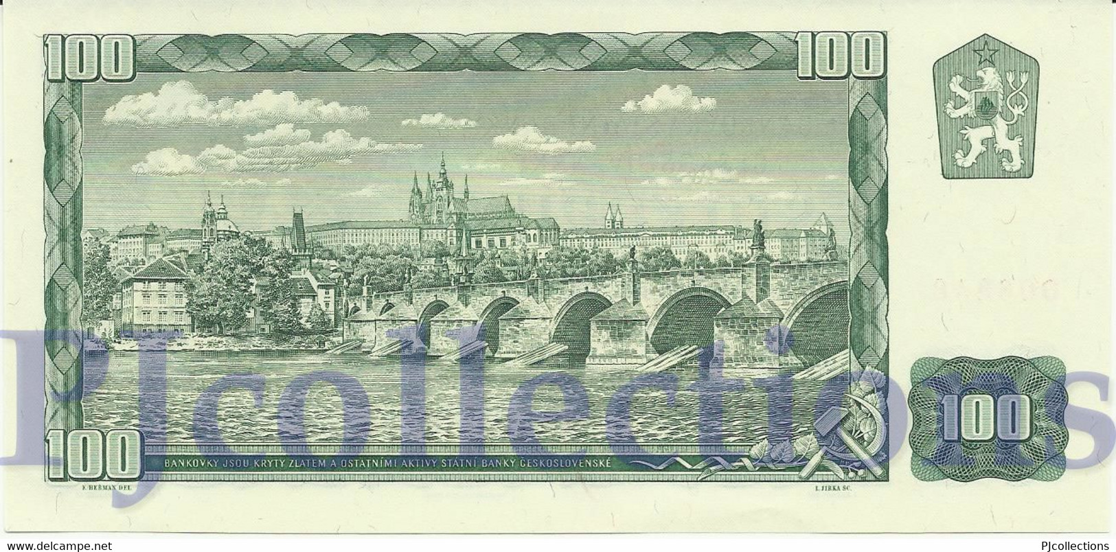 CZECHOSLOVAKIA 100 KORUN 1961 PICK 91c UNC - Checoslovaquia