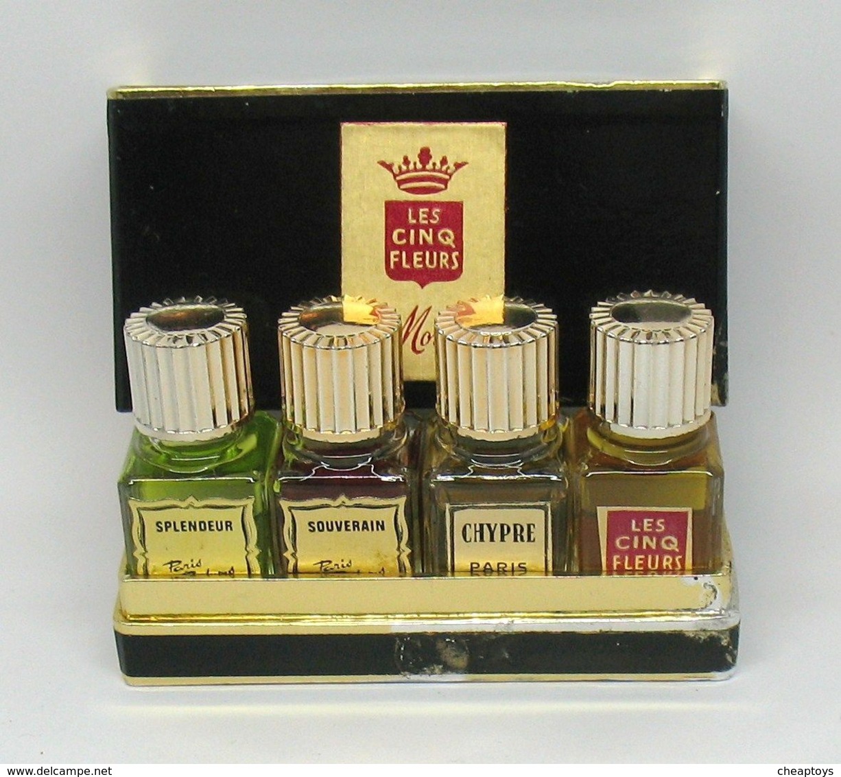 Flacons De Parfum Anciens - MOLINES "Les 5 Fleurs" Coffret - Non Classés