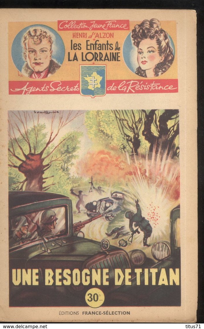 Fascicule Jeune France - Une Besogne De Titan  - Henri D'Alzon - Editions Saint-Cyr - 1948 - 1900 - 1949