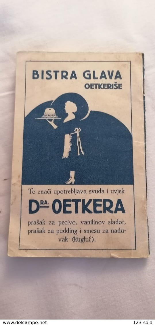 Very Old Small Book DR. OETKER RECEPTI MARIBOR Slovenia Slovenija - Lingue Slave