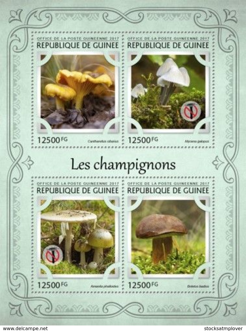 Guinea 2017 Mushrooms - Guinea (1958-...)