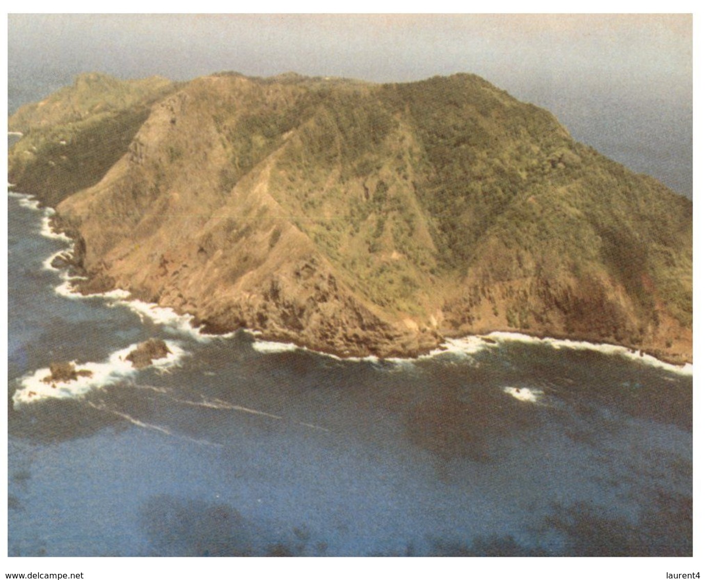 (C 5) Pitcairn Island - From The Air - Pitcairn