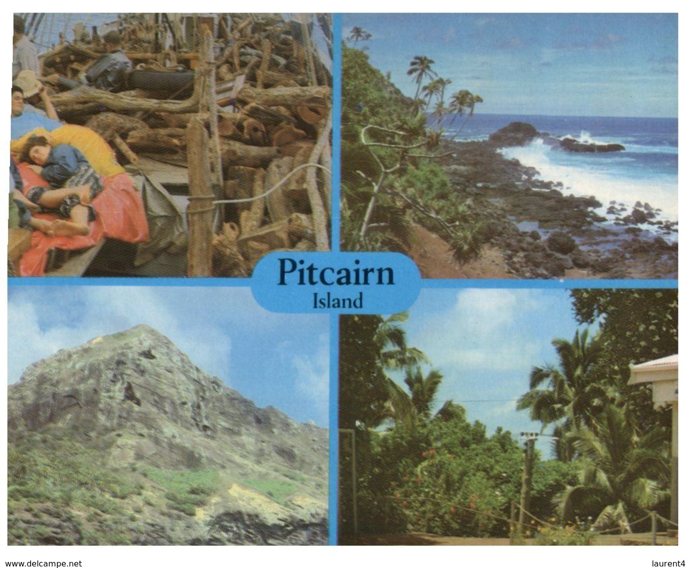 (C 5) Pitcairn Island - 4 Views - Pitcairn