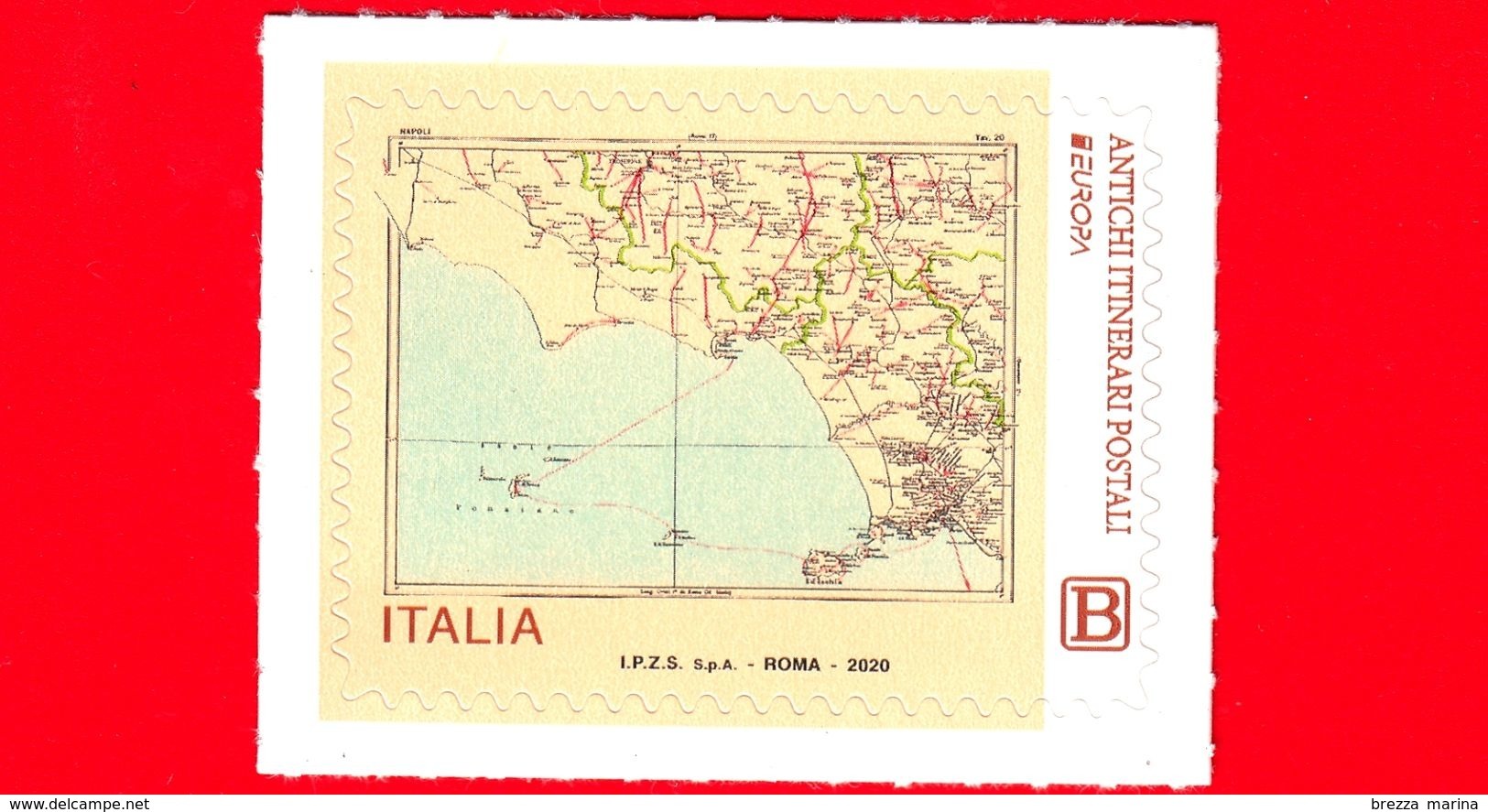 Nuovo - MNH - ITALIA - 2020 - Europa - Antichi Itinerari Postali – Logo - Mappa - B - 2011-20:  Nuovi