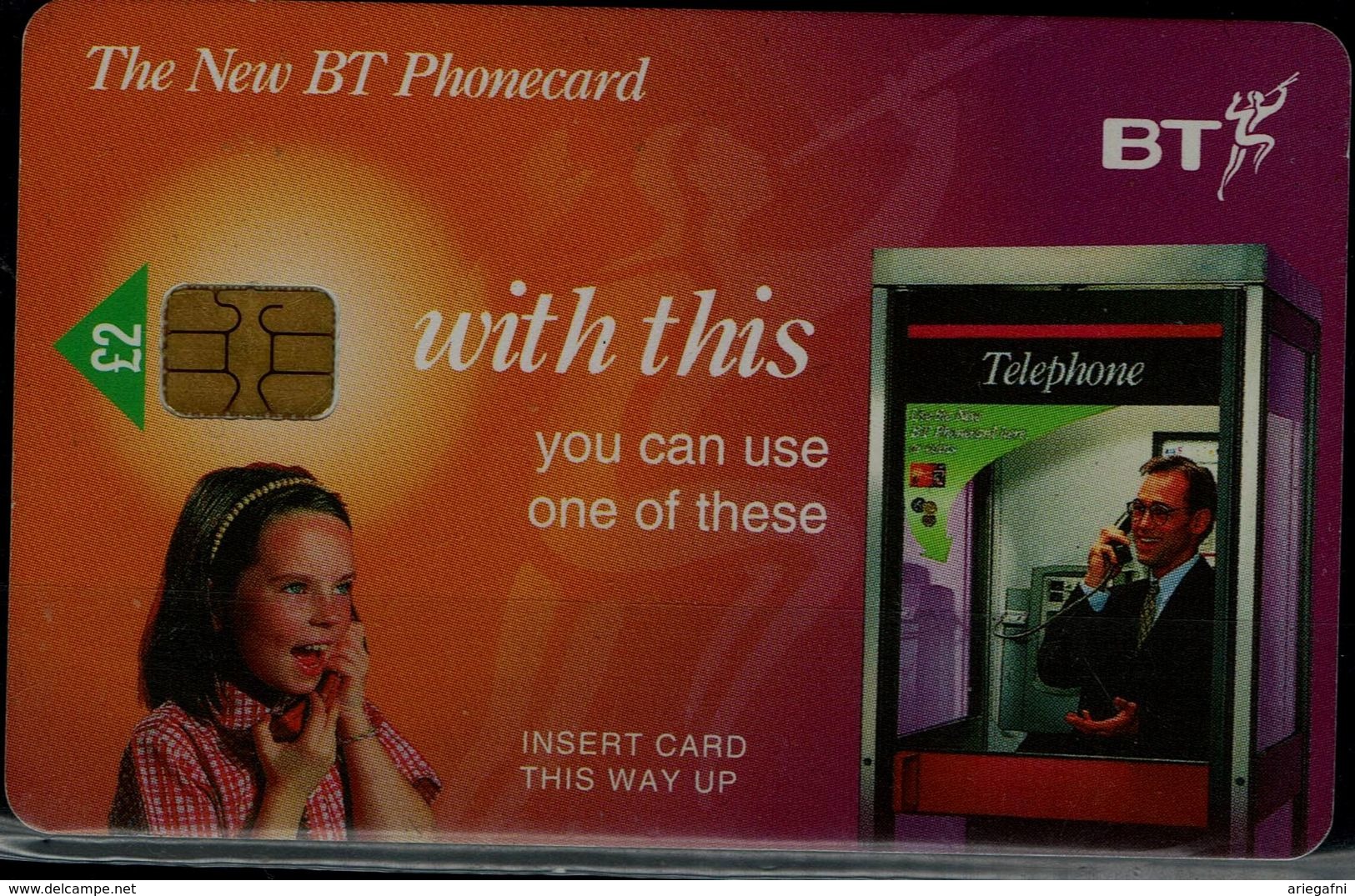 UNITED KINDOM 2002 PHONECARD BT WITH CHIP USED VF!! - BT Generale