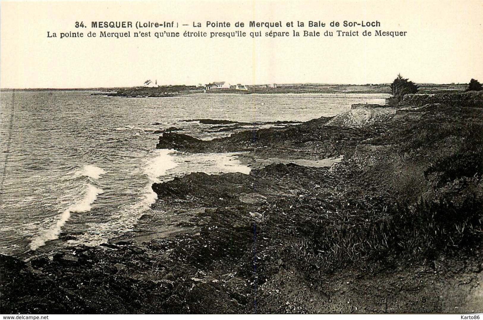 Mesquer Quimiac * La Pointe De Merquel Et La Baie De Sor Loch - Mesquer Quimiac