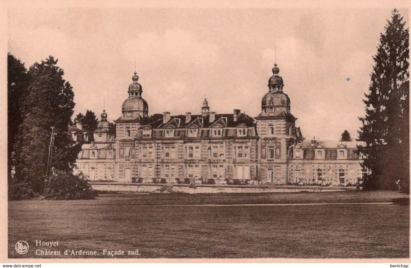 CPA NELS - HOUYET - CHATEAU D'ARDENNE - FACADE SUD - NON CIRCULEE - NON AFFRANCHIE . - Houyet