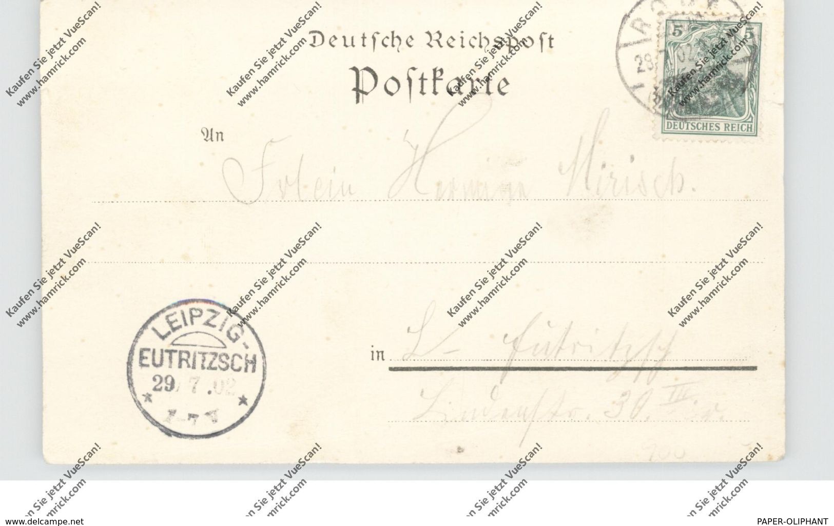 0-6540 STADTRODA - GERNEWITZ, Lithographie, Gasthof Zum Weissen Ross, 1902 - Stadtroda