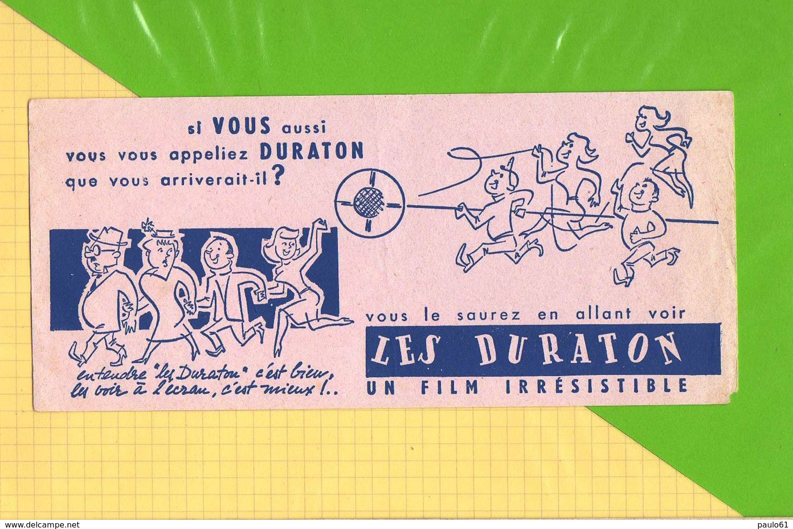 Buvard &amp; Blotting Paper : Les DURATON - Cinema & Teatro