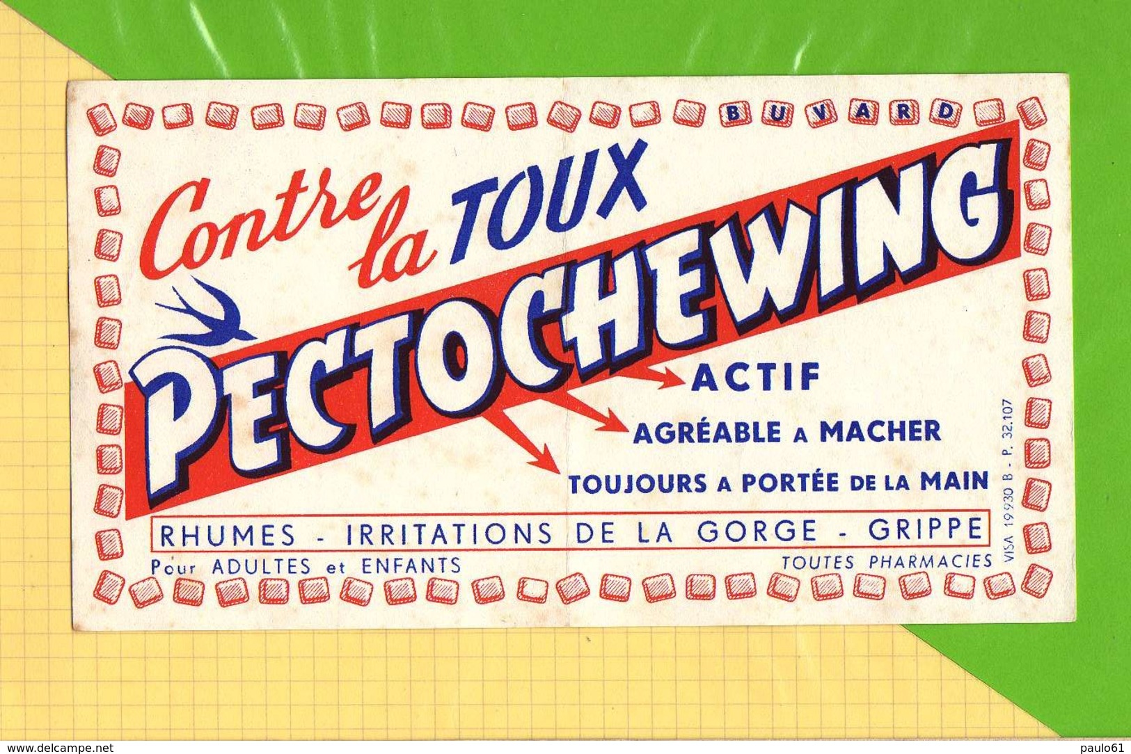 Buvard &amp; Blotting Paper : Pharmacie PECTOCHEWING - Produits Pharmaceutiques