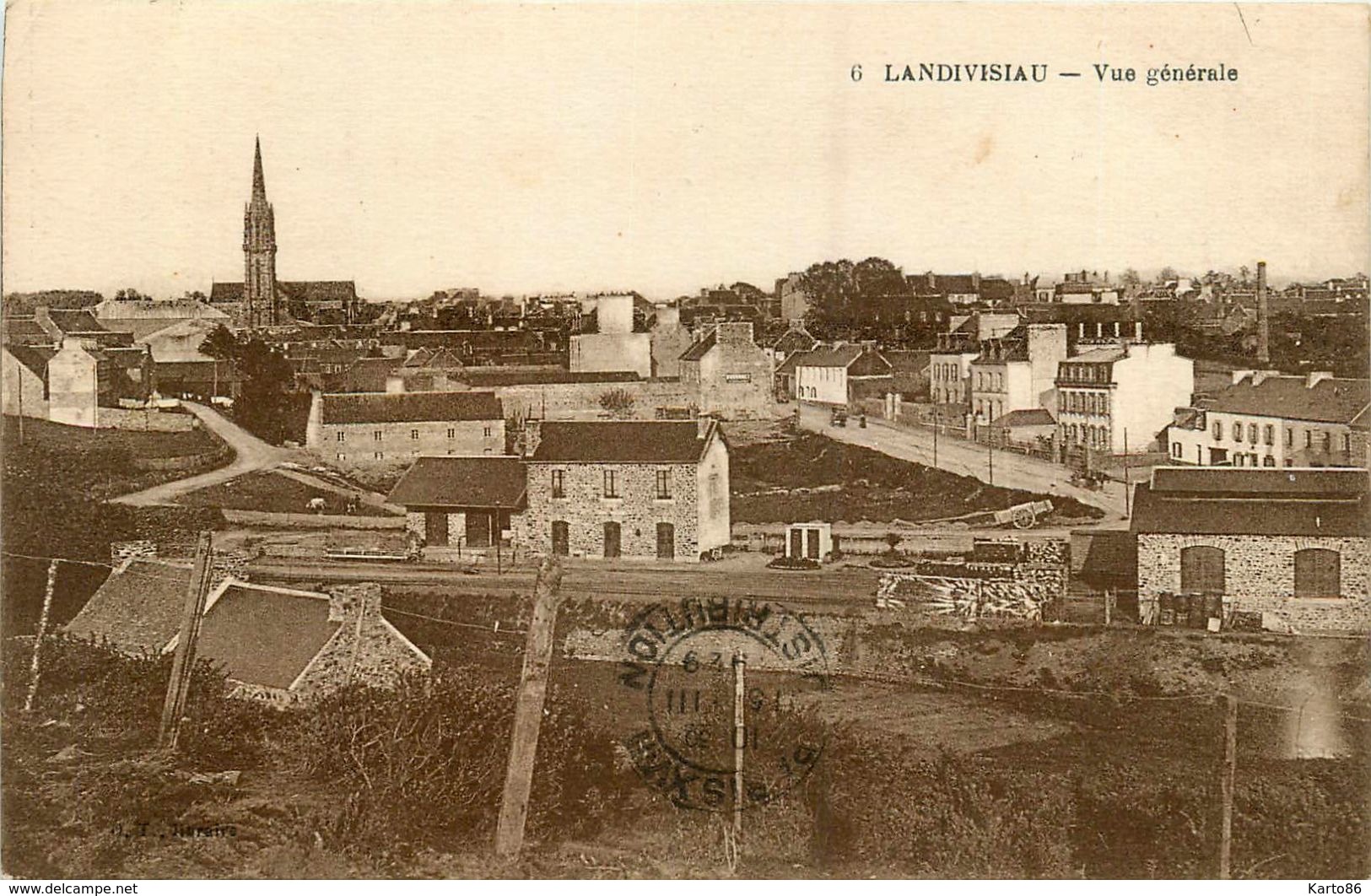 Landivisiau * Vue Générale * La Gare - Landivisiau