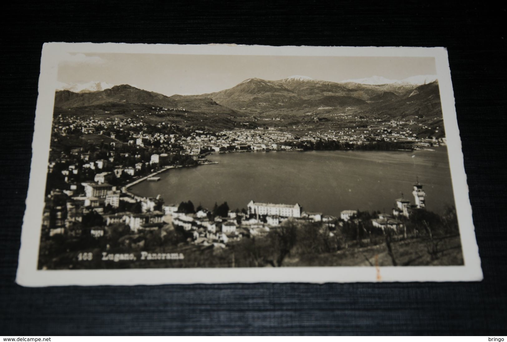 17060-           LUGANO, PANORAMA - 1934 / STEMPEL HOTEL ST. GOTTHARD - Lugano