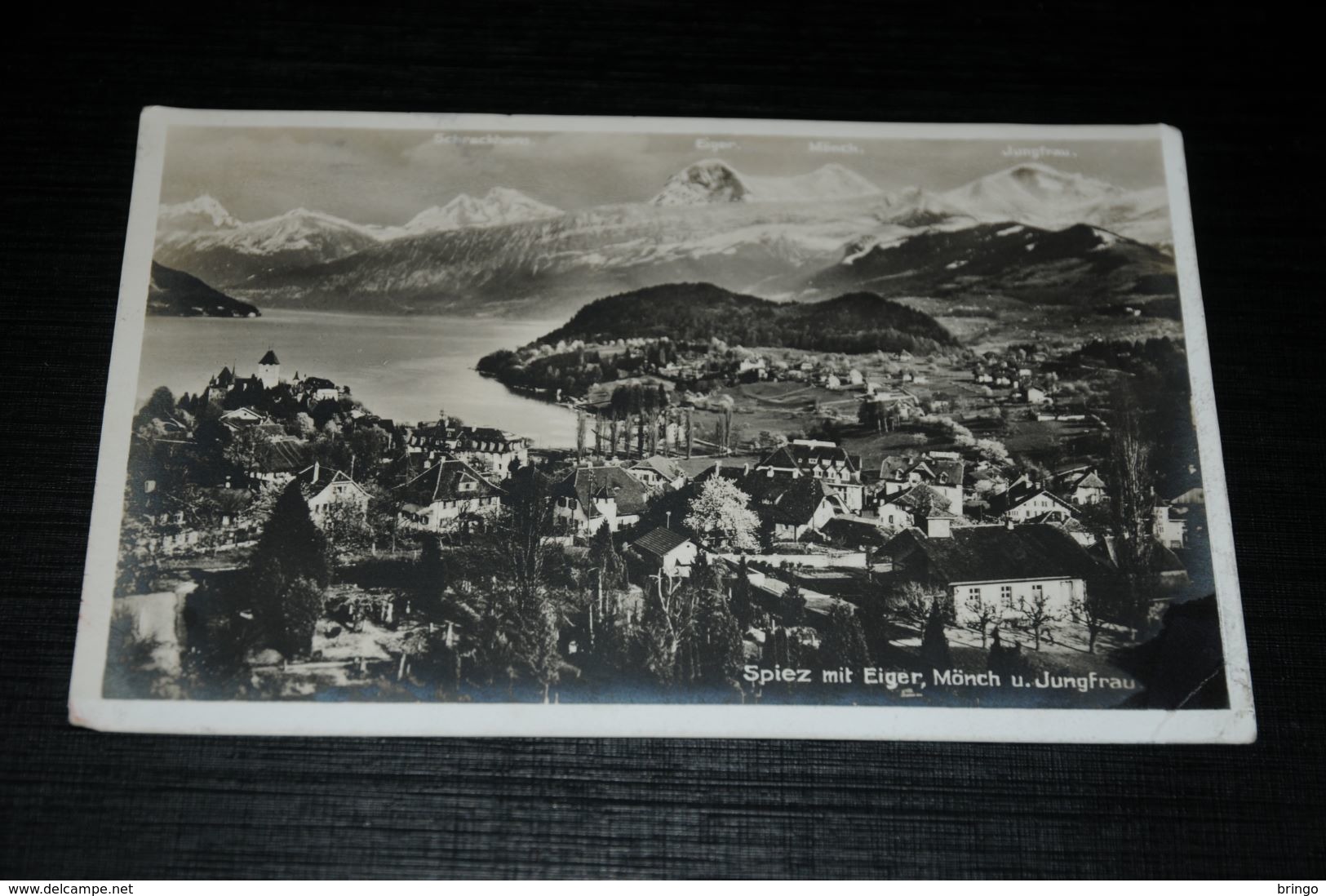 17069-           SPIEZ MIT EIGER, MÖNCH U. JUNGFRAU - 1929 - Spiez