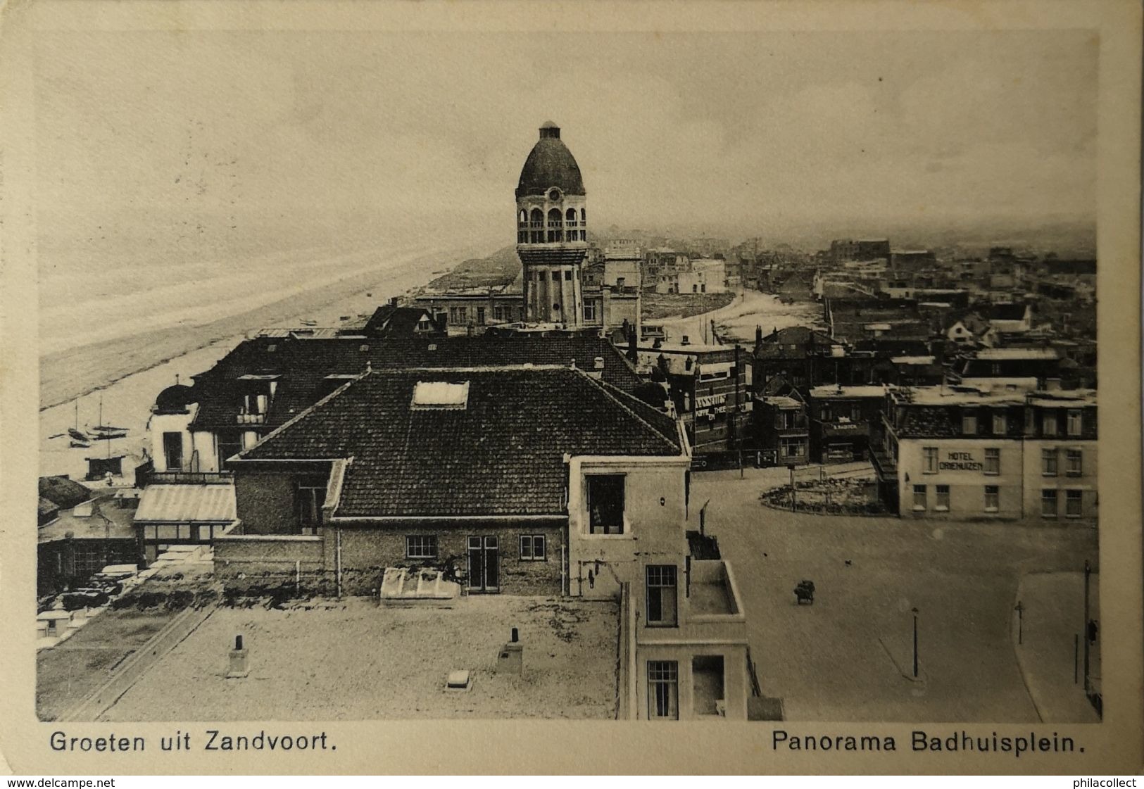 Zandvoort // Panorama Badhuisplein 1938 - Zandvoort