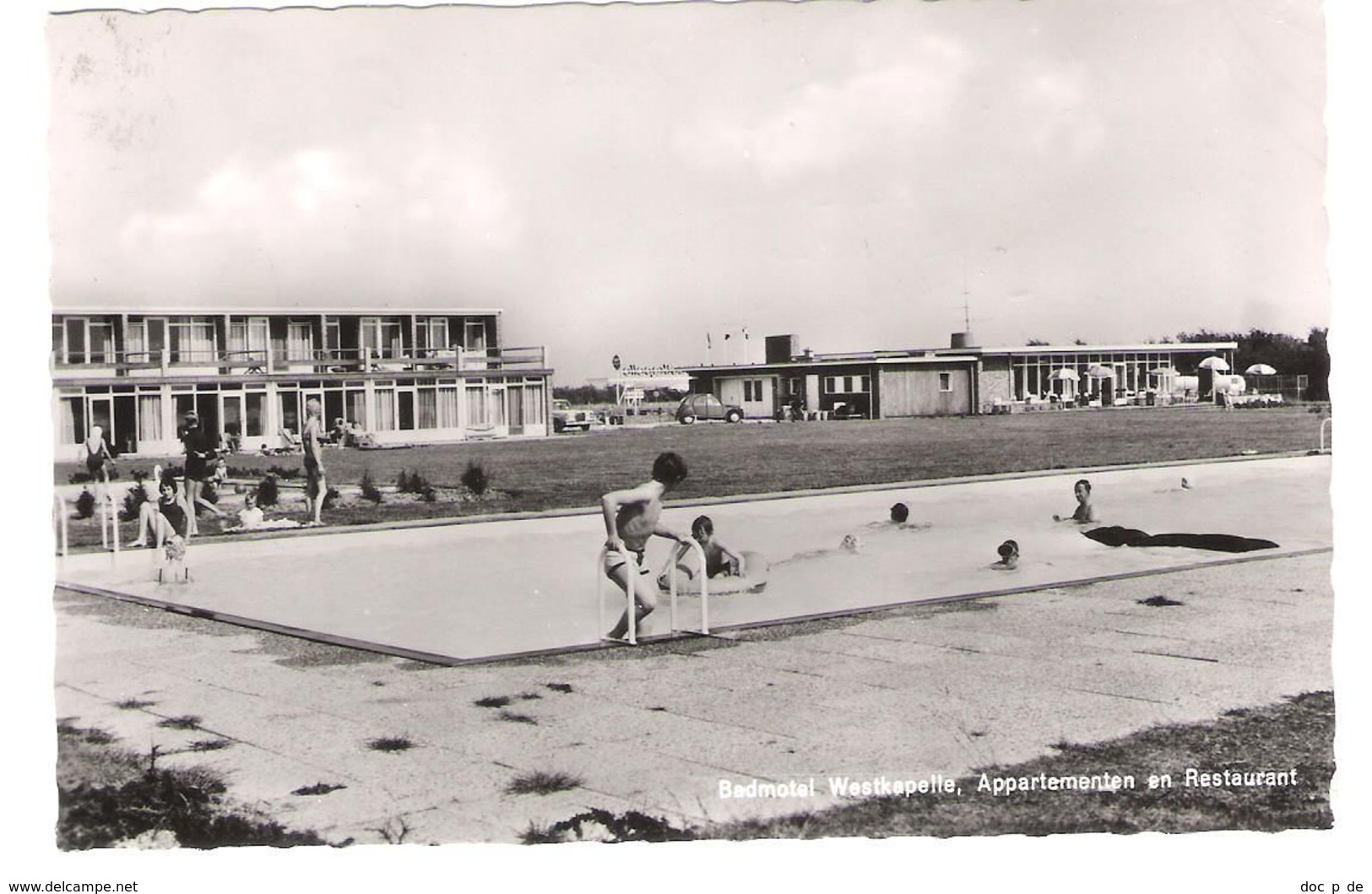 Niederlande - Westkapelle - Badmotel - Appartementen En Restaurant - Citroen 2CV - Old View - Westkapelle