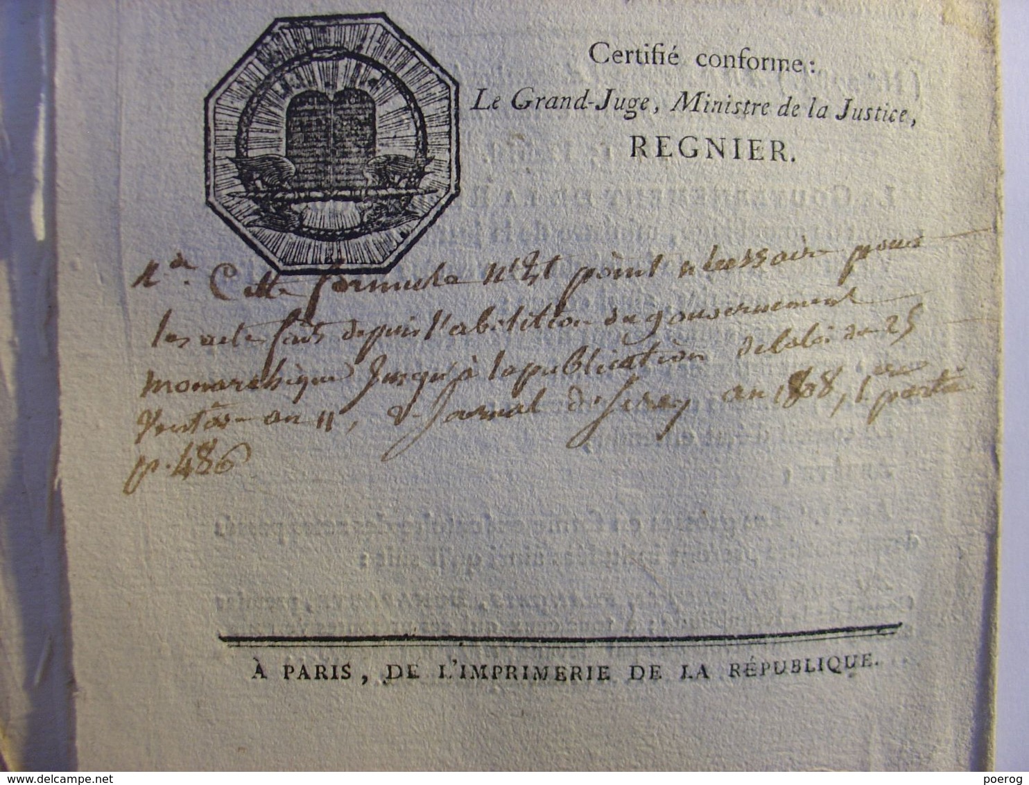 BULLETIN DES LOIS AN XI (1803) - NAVIGATION ESCAUT BELGIQUE - CANONNIERS GARDES COTES - HOSPICES DE GRASSE - Décrets & Lois