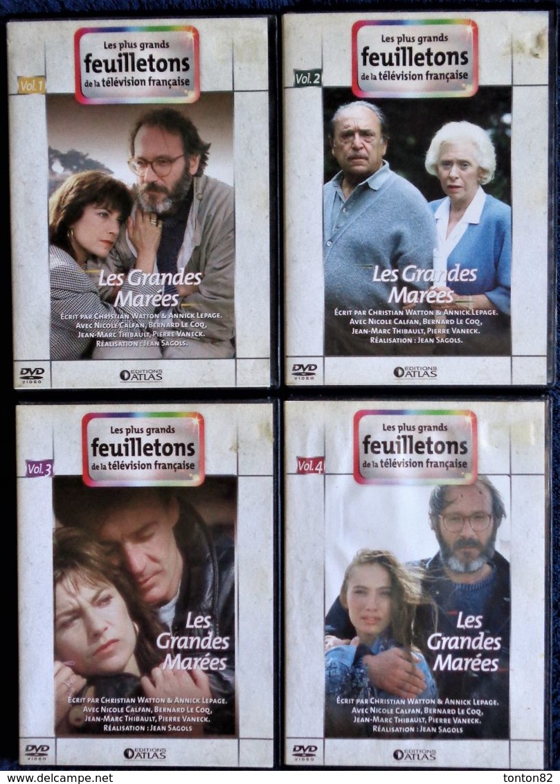 Les Grandes Marées - ( Feuilleton TV ) - 4 DVD - Nicole Calfan - Bernard Le Coq - Jean-Marc Thibault - Pierre Vaneck . - TV-Serien