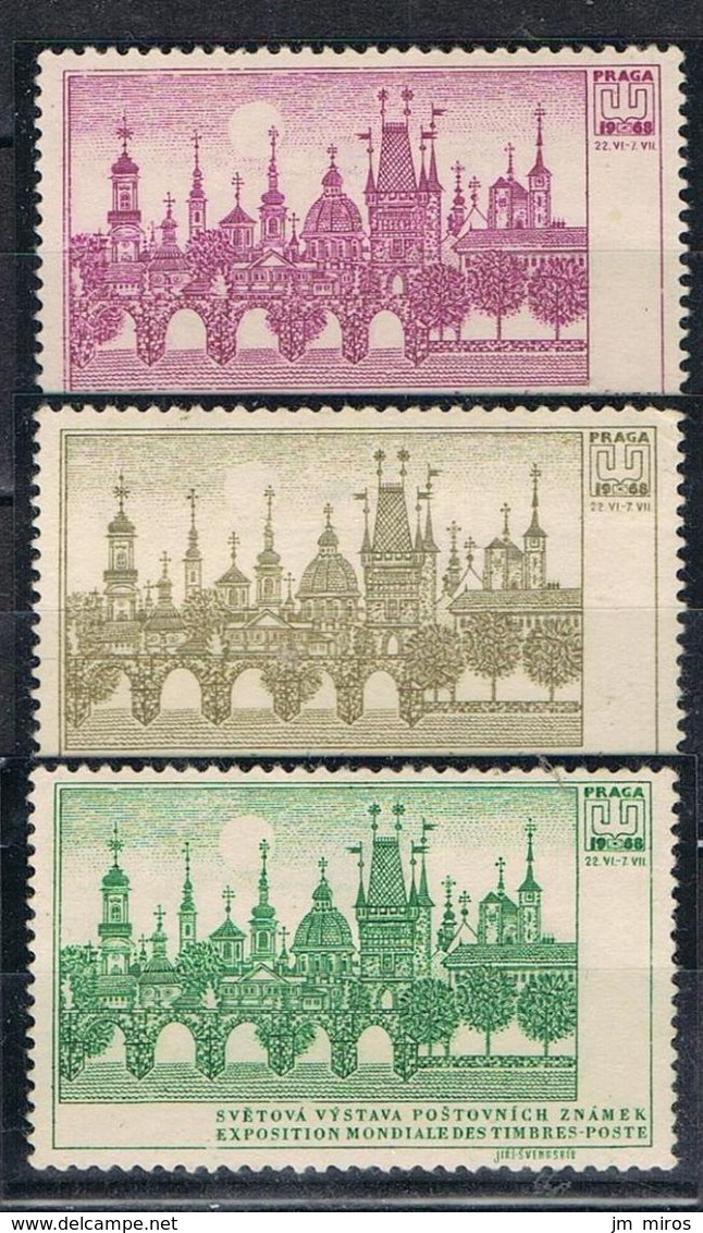 TCHECOSLOVAQUIE EXPO DE PRAGUE* 1968 - Variétés Et Curiosités