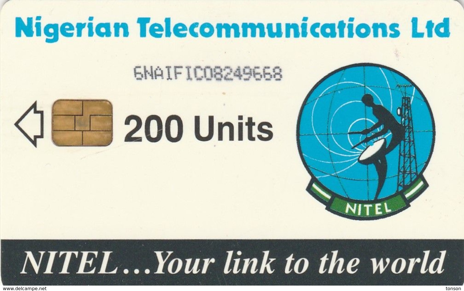 Nigeria, NG-NIT-0035 (6NAIFIC), Earth Station 200, 2 Scans. - Nigeria