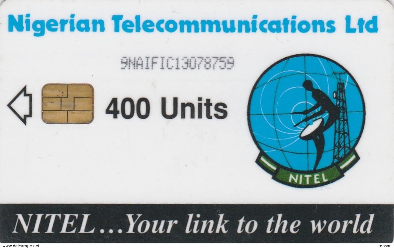 Nigeria, NG-NIT-0037 (9NAIFIC), Earth Station 400, 2 Scans. - Nigeria