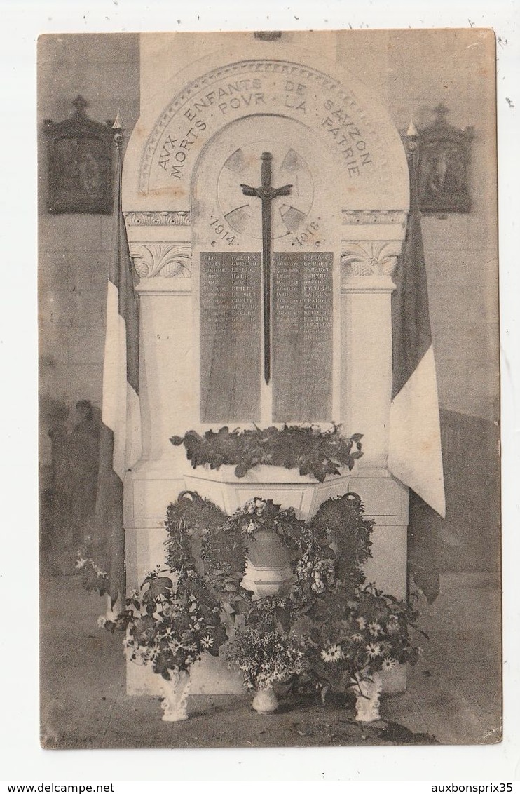 SAUZON - MONUMENT AUX MORTS - INTERIEUR EGLISE - 56 - Autres & Non Classés