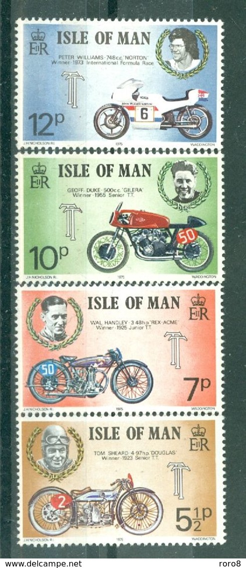 ILE DE MAN - N° 51** MNH à 54** MNH  LUXE FRAICHEUR POSTALE - Tourist Trophy. Courses Motocyclistes. - Isle Of Man