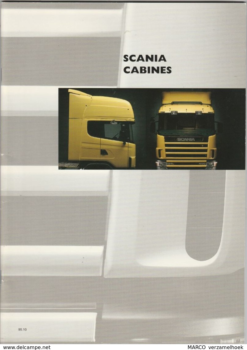 Brochure-leaflet: SCANIA Cabines Zwolle (NL) NL 1591548 1995 - Camions